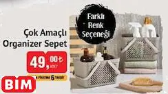 Çok Amaçlı Organizer Sepet