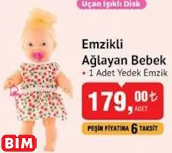 Oyuncak Emzikli Ağlayan Bebek