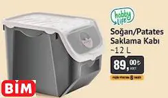 Hobby Life Soğan/Patates Saklama Kabı ~12 L