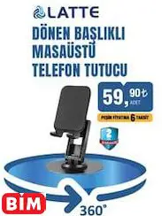 Latte DÖNEN BAŞLIKLI MASAÜSTÜ TELEFON TUTUCU Latte DÖNEN BAŞLIKLI MASAÜSTÜ TELEFON TUTUCU