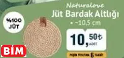 Jüt Bardak Altlığı Jüt Bardak Altlığı