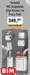Yedekli WC Kağıtlıklı Çöp Kovası ve Fırça Seti Yedekli WC Kağıtlıklı Çöp Kovası ve Fırça Seti