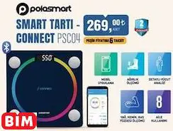 Polosmart SMART Akıllı TARTI - CONNECT PSC04