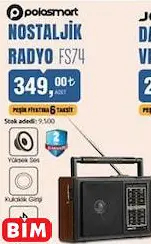 Polosmart NOSTALJİK RADYO FS74