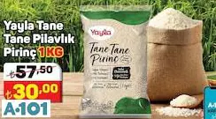 Yayla Tane Tane Pilavlık Pirinç 1KG