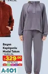 kapüşonlu modal takım