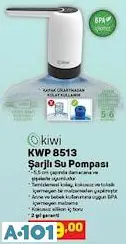 kiwi şarjlı su pompası