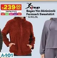 knup fermuarlı sweatshirt