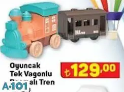 oyuncak tek vagonlu basmalı tren