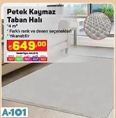 kaymaz taban halı