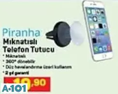 Piranha Mıknatıslı Telefon Tutucu