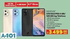 reeder s19 max 128 gb cep telefonu
