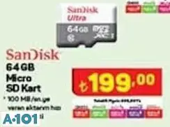 sandisk 64 gb micro sd kart