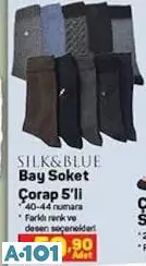 Silk&Blue Bay Soket Çorap 5'Li