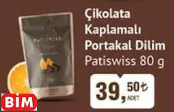 Patiswiss Çikolata Kaplamalı Portakal Dilim