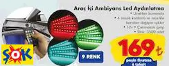 Araç İçi Ambiyans Led Aydınlatma Araç İçi Ambiyans Led Aydınlatma