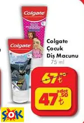 Colgate Çocuk Diş Macunu 75 ml Colgate Çocuk Diş Macunu 75 ml