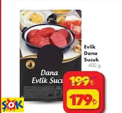Evlik Dana Sucuk 400 g Evlik Dana Sucuk 400 g