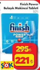Finish Power Bulaşık Makinesi Tableti 50’Li