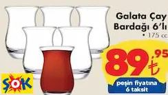 Galata Çay Bardağı 6’lı Galata Çay Bardağı 6’lı