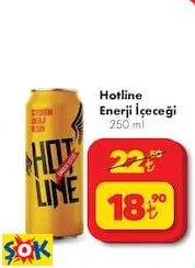 Hotline Enerji İçeceği 250 Ml