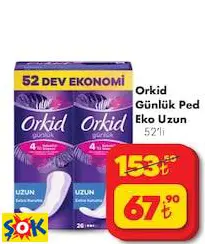 Orkid Günlük Ped Eko Uzun 52’li Orkid Günlük Ped Eko Uzun 52’li