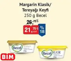 Becel Margarin Klasik/ Tereyağı Keyfi