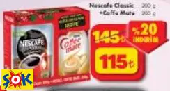 Nescafe Classic Kahve 200 G +Coffee Mate Kahve Beyazlatıcısı 200 G