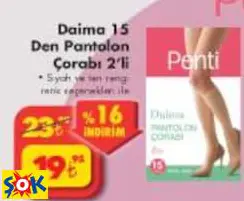 Penti Daima 15 Den Pantolon Çorabı 2’Li