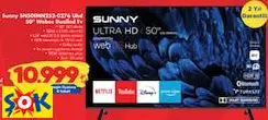 Sunny Sn50fmn252-0276 Uhd 50'' Webos Dualled Tv Akıllı Televizyon