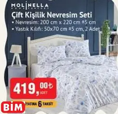 Molinella Çift Kişilik Nevresim Seti Molinella Çift Kişilik Nevresim Seti