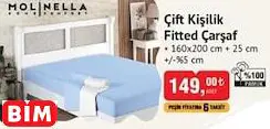 Molinella Çift Kişilik Fitted Çarşaf Molinella Çift Kişilik Fitted Çarşaf