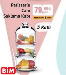 Paşabahçe Patisserie Cam Saklama Kabı