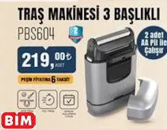 Polosmart TRAŞ MAKİNESİ 3 BAŞLIKLI PBS604