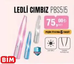 Polosmart LEDLİ CIMBIZ PBS515 Polosmart LEDLİ CIMBIZ PBS515