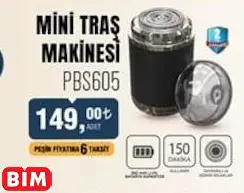 Polosmart MİNİ TRAŞ MAKİNESİ PBS605