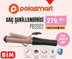 Polosmart SAÇ ŞEKİLLENDİRİCİ PBS502 Polosmart SAÇ ŞEKİLLENDİRİCİ PBS502