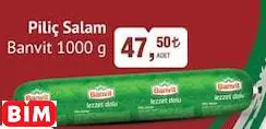 Banvit Piliç Salam Banvit Piliç Salam - BİM'de 47,50 TL