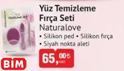 Naturalove Yüz Temizleme Fırça Seti Naturalove Yüz Temizleme Fırça Seti - BİM'de 65,00 TL