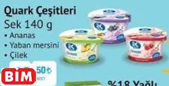 Sek Quark Çeşitleri Sek Quark Çeşitleri - BİM'de 19,50 TL