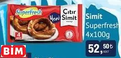 Superfresh Simit Superfresh Simit - BİM'de 52,50 TL