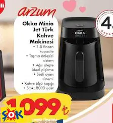 Arzum Okka Minio Jet Türk Kahve Makinesi