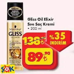 Gliss Oil Elixir Sıvı Saç Kremi