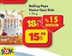 Rolling Pops Nohut Cipsi Kids