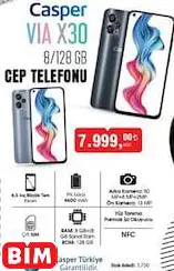 Casper VIA X30 8/128 GB Cep Telefonu Casper VIA X30 8/128 GB Cep Telefonu