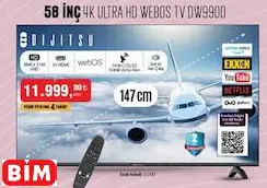 Dijitsu 4K Ultra HD Webos Tv DW9900 Akıllı Televizyon