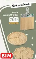 Naturalove Bambu Sunum Ürünleri