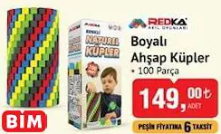 Redka Boyalı Ahşap Küpler Redka Boyalı Ahşap Küpler