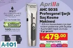 aprilla profesyonel şarjlı saç kesme makinesi