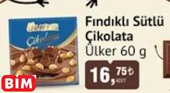 Ülker Fındıklı Sütlü Çikolata